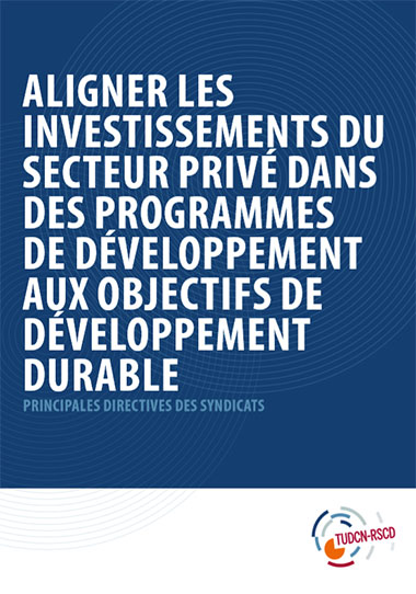 aligner les investissement du secteur privé dans des programmes de développement aux objectifs de développement durable